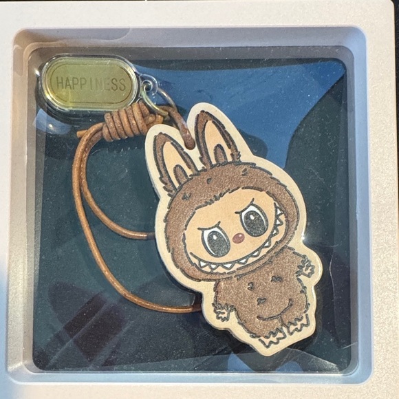 Accessories - Cute Labubu Keychain with Happiness Tag